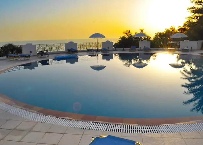 Maria With Pool And Panorama View - Agios Gordios 1 Apartament *