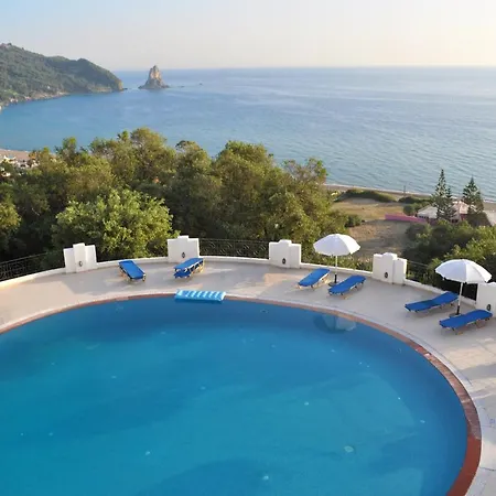 Daire Maria With Pool And Panorama View - Agios Gordios 1